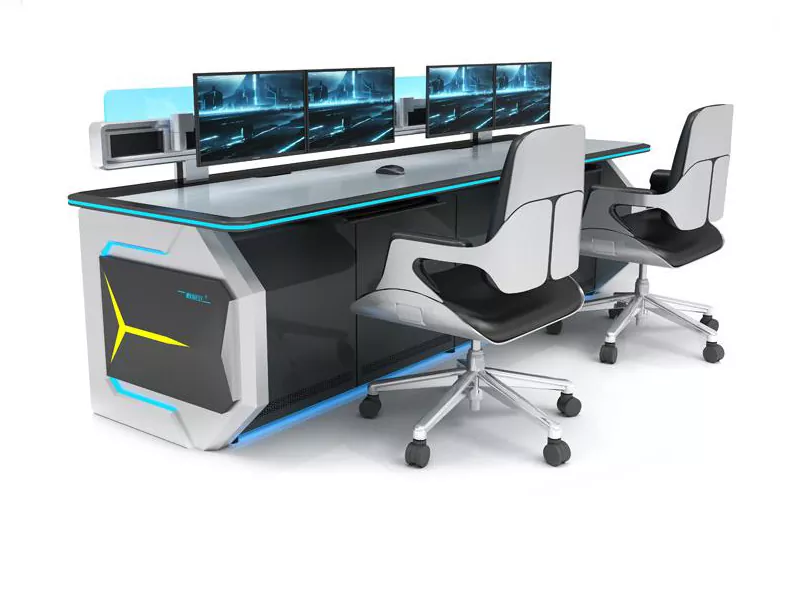 Consola de monitoreo de doble asiento