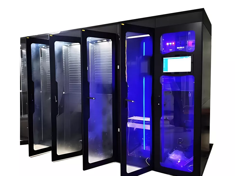 Gabinete integrado para sala de computadoras