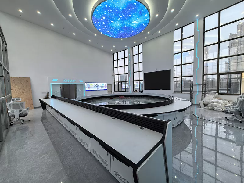 Consola de monitoreo empalmable